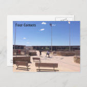 Carte Postale Quatre coins (Devant / Derrière)