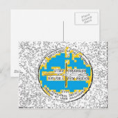 Carte Postale Quatre coins quatre États (Devant / Derrière)