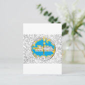 Carte Postale Quatre coins Quatre États (Debout devant)