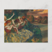 Carte Postale Quatre Danseurs, Degas Art (Devant)