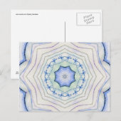 Carte Postale Quatre éléments Air Mandala (Devant / Derrière)