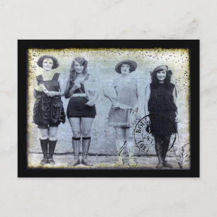 Carte Postale Quatre gagnants du concours de beauté