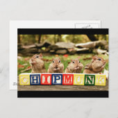 Carte Postale quatre mignonettes (Devant / Derrière)