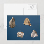 Carte Postale Quatre outils, 35000-10000 BC (Devant / Derrière)