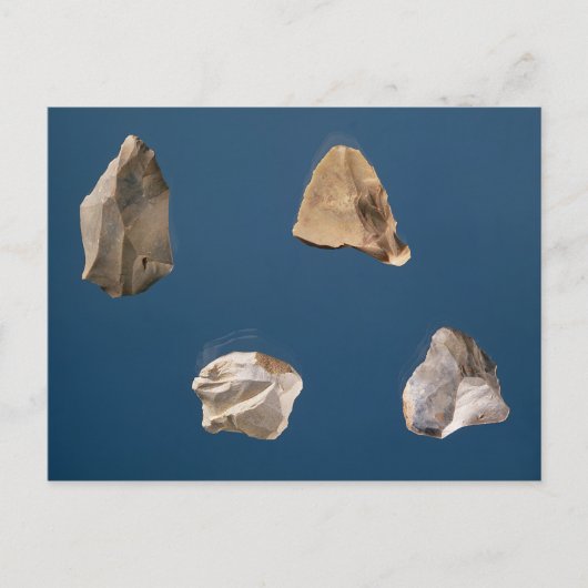Carte Postale Quatre outils, 35000-10000 BC (Devant)
