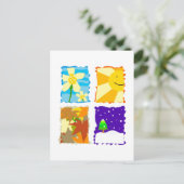 Carte Postale Quatre saisons (Debout devant)