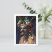 Carte Postale Quatre saisons en une tête, Arcimboldo (Debout devant)