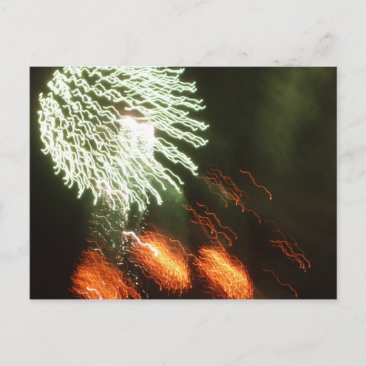 Carte Postale Quatrième des feux d'artifice de juillet (Devant)