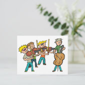 Carte Postale Quatuor à cordes (Debout devant)