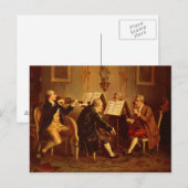 Carte Postale Quatuor à cordes (Devant / Derrière)