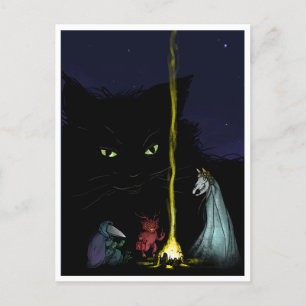 Carte Postale Quatuor éffrayant Yule Critter