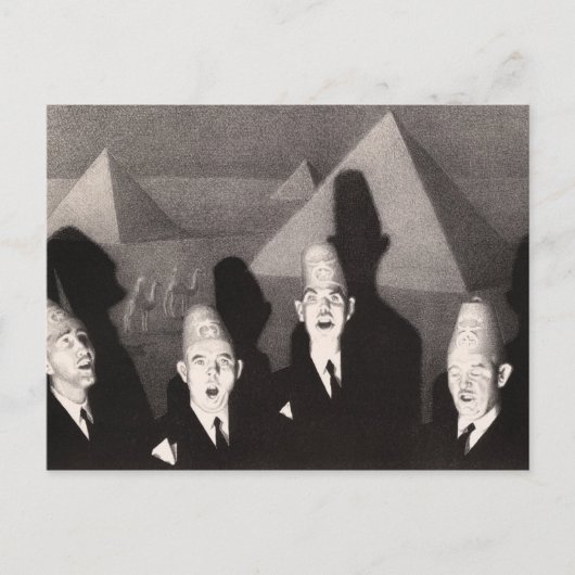 Carte Postale Quatuor Shrine de Grant Wood (Devant)
