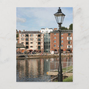 Carte Postale Quay, Exeter, Devon, Royaume-Uni