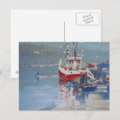 Carte Postale Quay Salcombe du pêcheur (Devant / Derrière)