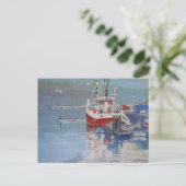 Carte Postale Quay Salcombe du pêcheur (Debout devant)