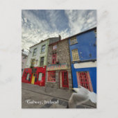 Carte Postale Quay Street dans le Quartier Latin, Galway Irlande (Devant)