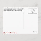 Carte Postale Que buvez-vous à la fin du monde (Dos)