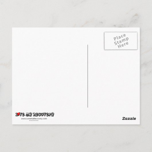 Carte Postale Que cela commence par moi en disant Fleurs Papillo (Dos)