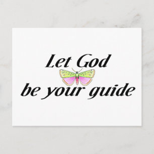 Carte Postale Que Dieu soit ton guide