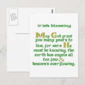 Carte Postale Que Dieu vous donne de nombreuses années (Devant / Derrière)