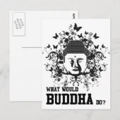 Carte Postale Que ferait Bouddha (Devant / Derrière)