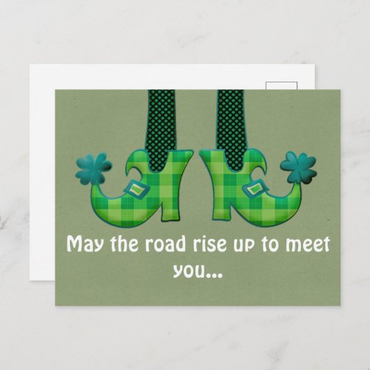 Carte Postale Que La Route Monte Pour Vous Rencontrer (Devant / Derrière)