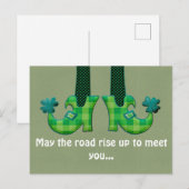 Carte Postale Que la route s'élève pour vous rencontrer (Devant / Derrière)