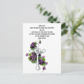 Carte Postale Que le Dieu de l'espérance vous remplisse d'une ca (Debout devant)