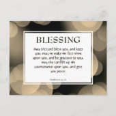 Carte Postale QUE LE SEIGNEUR VOUS BÉNISSE | Numéros 6 Bénédicti (Devant)