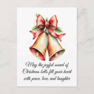 Carte Postale Que le son joyeux des cloches de Noël