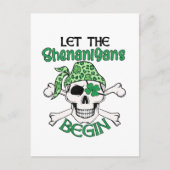 Carte Postale Que les Shenanigans commencent la Saint Patrick (Devant)