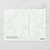 Carte Postale Que Regarde-Tu ? (Visage drôle d'oie) (Dos)