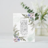 Carte Postale Que Ta Lumière Brille Devant Les Autres, Matthieu (Debout devant)