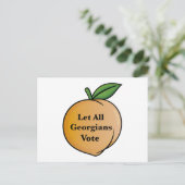 Carte Postale Que tous les Géorgiens votent (Debout devant)