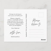 Carte Postale Que Tout Soit Joyeux, Photo Famille De Noël (Dos)