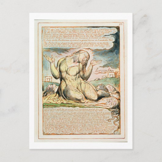 Carte Postale 'Que vois-je !...', planche 92 de 'Jérusalem' (Be (Devant)