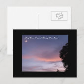 Carte Postale Que Vos Voyages Vous Apportent Joie (Devant / Derrière)