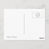 Carte Postale Que Vos Voyages Vous Apportent Joie (Dos)