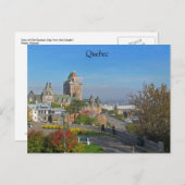 Carte postale Québec (Devant / Derrière)