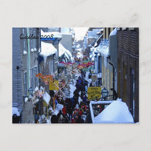 Carte Postale Québec 2008 (Devant)