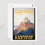 Carte Postale Québec - Canada (Devant / Derrière)