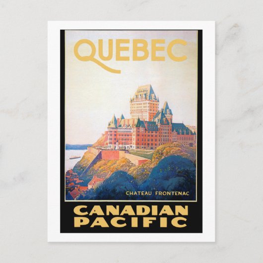 Carte Postale Québec - Canada (Devant)