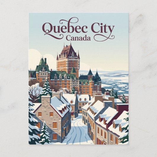 Carte Postale Québec Canada (Devant)