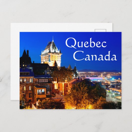 Carte Postale Québec Canada (Devant / Derrière)
