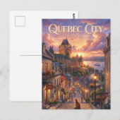 Carte Postale Québec Canada (Devant / Derrière)