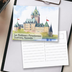 Carte Postale Québec Canada Aquarelle