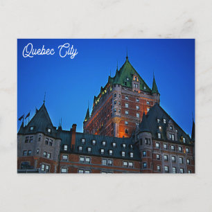 Carte Postale Québec Canada Château Frontenac Photo de voyage