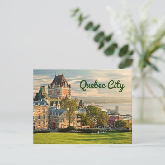 Carte Postale Québec Canada stylisé (Debout devant)