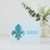 Carte Postale Québec Fleur de Lys (Debout devant)