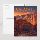 Carte Postale Quebrada de las Conchas (Devant / Derrière)